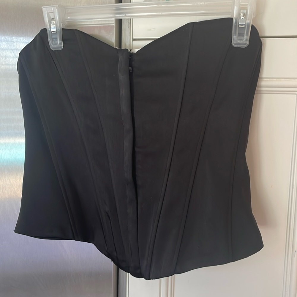 Black bustier, size medium